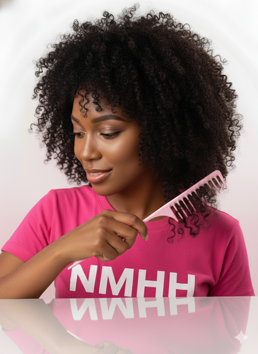 Wide Tooth Rat Tail Healthy Hair Combs