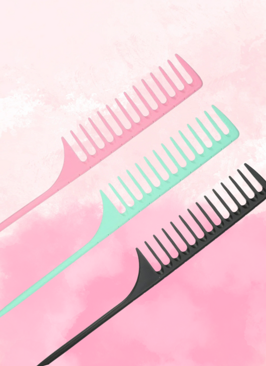 Wide Tooth Rat Tail Healthy Hair Combs